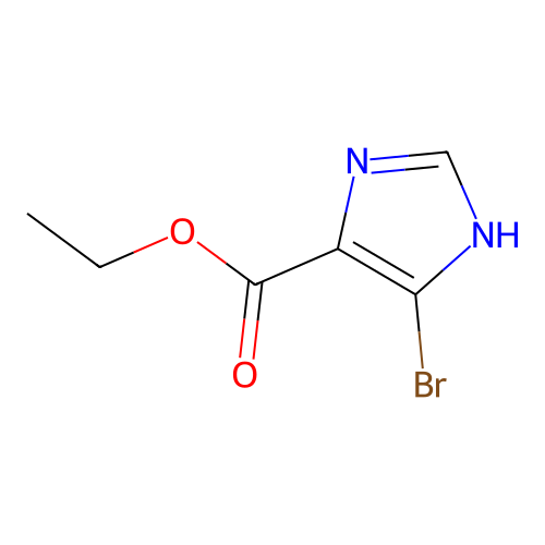 ethyl 5-bromo-1H-imidazole-4-carboxylate structure