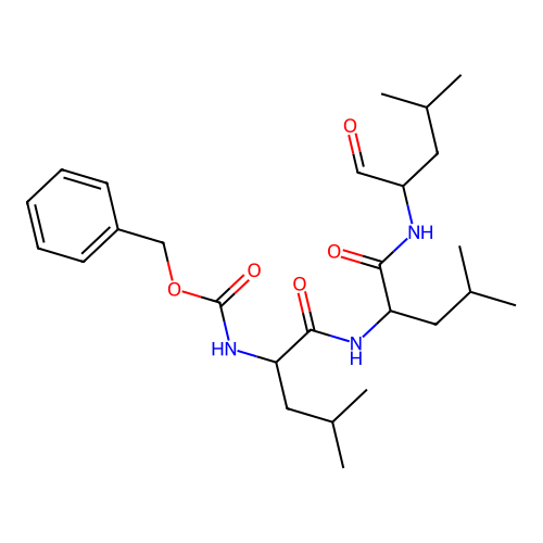 Z-Leu-leu-leu-al structure