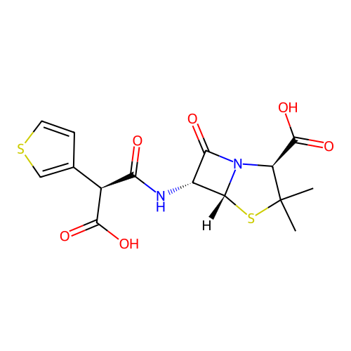 Ticarcillinum structure