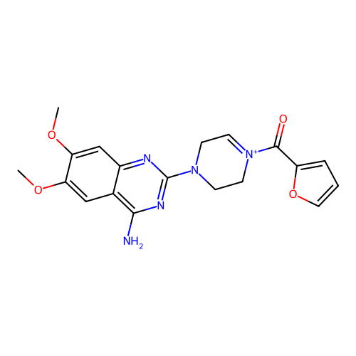 Prazosin metabolite M5 structure