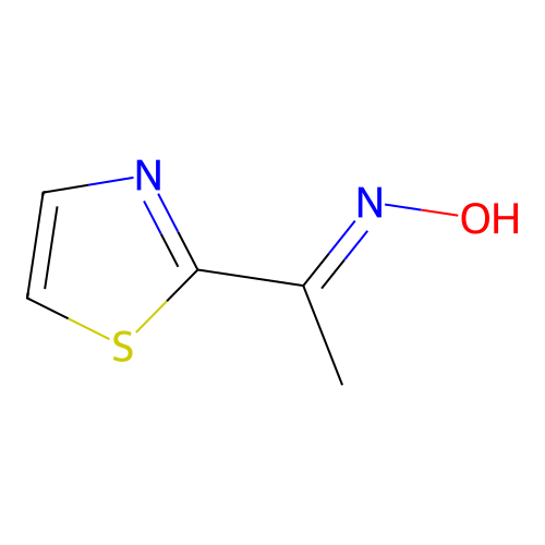 1-(1,3-Thiazol-2-yl)-1-ethanone oxime structure