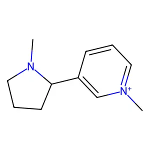 R-(+)-N-Methylnicotinium structure