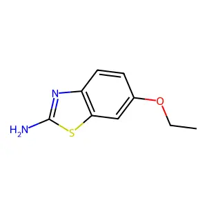 Amino-6-ethoxybenzothiazole, 2- structure