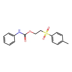Benzenesulfonic acid, 3,3'-(cyclohexylidenebis(4,1-phenyleneazo(4,5-dihydro-3-methyl-5-oxo-1H-pyrazole-4,1-diyl)))bis(4-chloro-, disodium salt structure