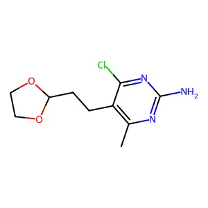 2-(Ethyl(4-((2-cyano-5-chlorophenyl)azo)-3-methylphenyl)amino)-N,N,N-trimethylethanaminium hydrogen sulfate structure