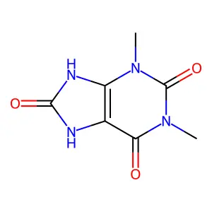 1,3-二甲基尿酸 structure