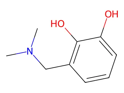 1,2-Benzenediol, 3-((dimethylamino)methyl)- structure