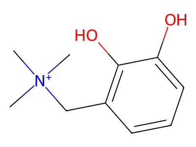 3-Trimethylaminomethylcatechol structure