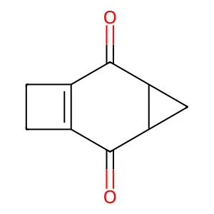 Tricyclo(6.1.0.03,6)dec-3(8)-ene-3,7-dione structure