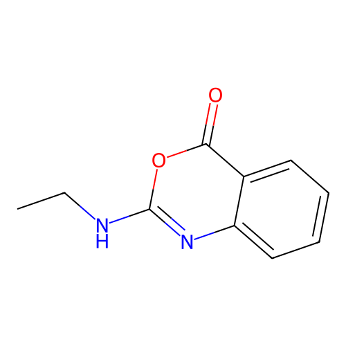 2-Ethylamino-benzo[d][1,3]oxazin-4-one structure