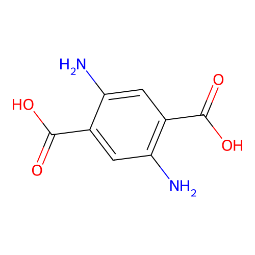 2,5-Diaminoterephthalic acid structure