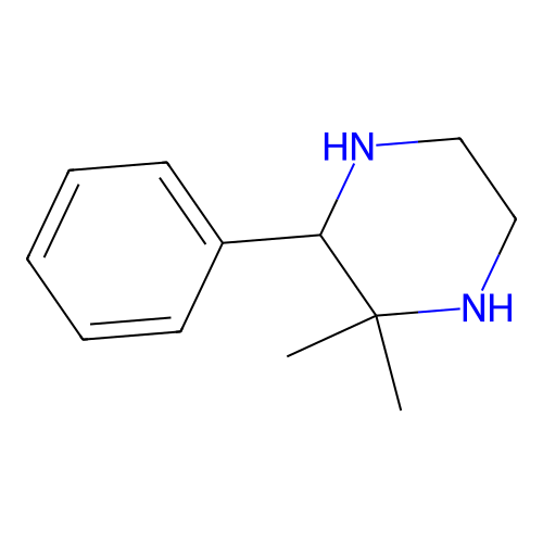 2,2-Dimethyl-3-phenylpiperazine structure