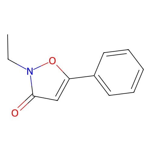 3(2H)-Isoxazolone, 2-ethyl-5-phenyl- structure