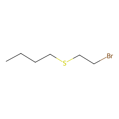 2-Bromoethyl butyl sulfide structure