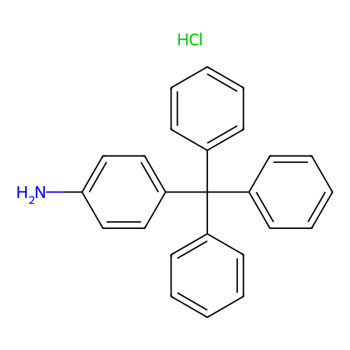 4-Tritylaniline hydrochloride structure