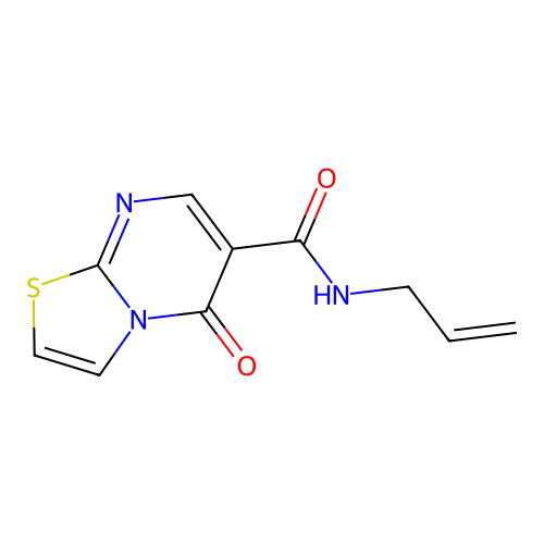 n-Allyl-5-oxo-5h-thiazolo[3,2-a]pyrimidine-6-carboxamide structure