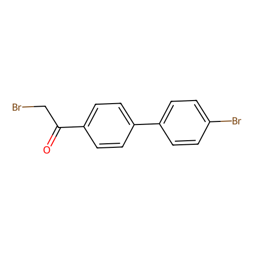 2-Bromo-1-(4'-bromo-1,1'-biphenyl-4-yl)ethanone structure