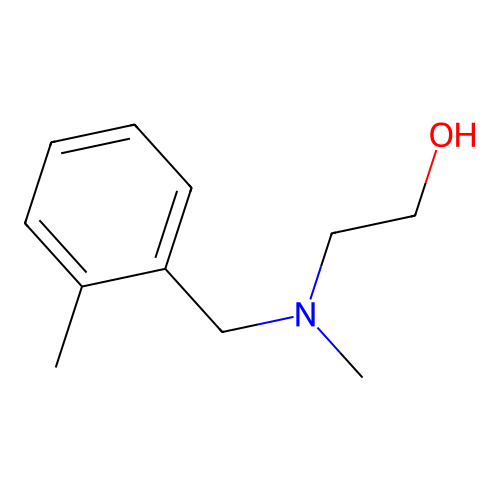 2-[Methyl-(2-methyl-benzyl)-amino]-ethanol structure
