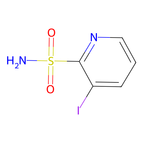 2-Pyridinesulfonamide, 3-iodo- structure