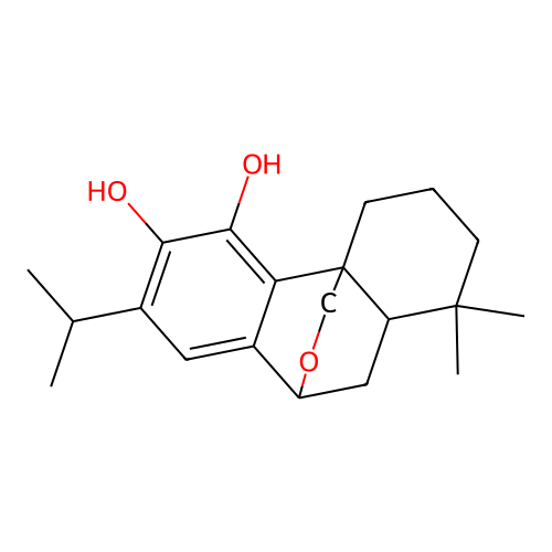 (-)-20-Deoxocarnosol structure