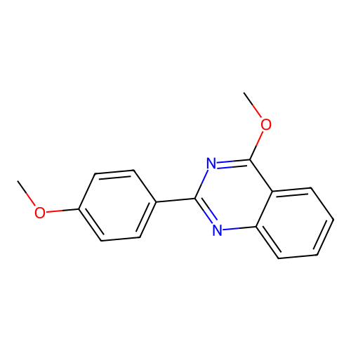 4-Methoxy-2-(4-methoxyphenyl)quinazoline structure