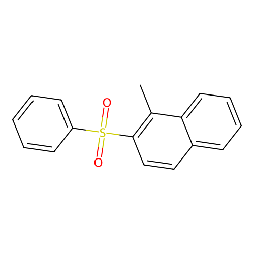 2-(Benzenesulfonyl)-1-methylnaphthalene structure