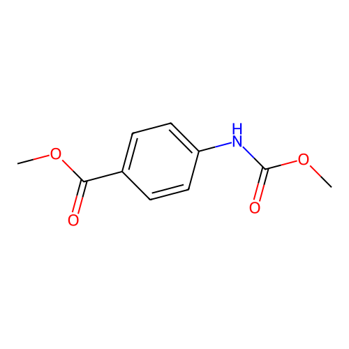 Methyl 4-(methoxycarbonylamino)benzoate structure
