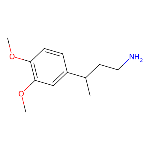 3-(3,4-Dimethoxyphenyl)butan-1-amine structure