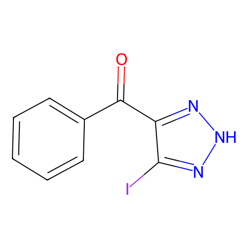 Methanone, (5-iodo-1H-1,2,3-triazol-4-yl)phenyl- structure