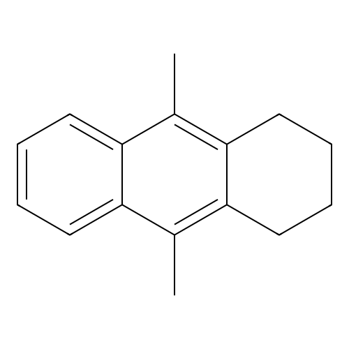9,10-Dimethyl-1,2,3,4-tetrahydroanthracene structure