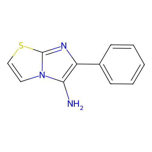 6-Phenylimidazo[2,1-b][1,3]thiazol-5-amine structure