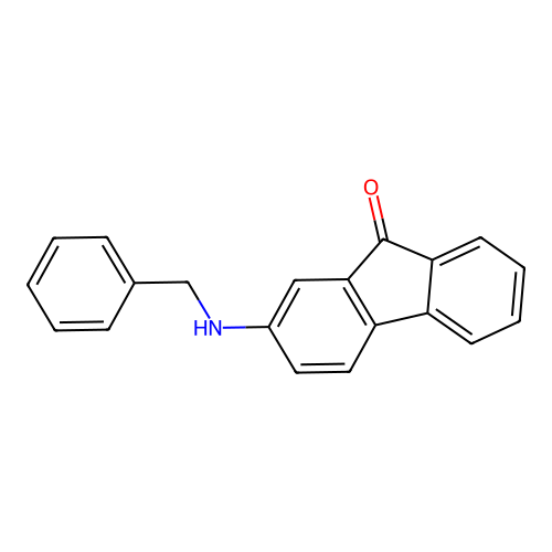 2-(Benzylamino)fluoren-9-one structure