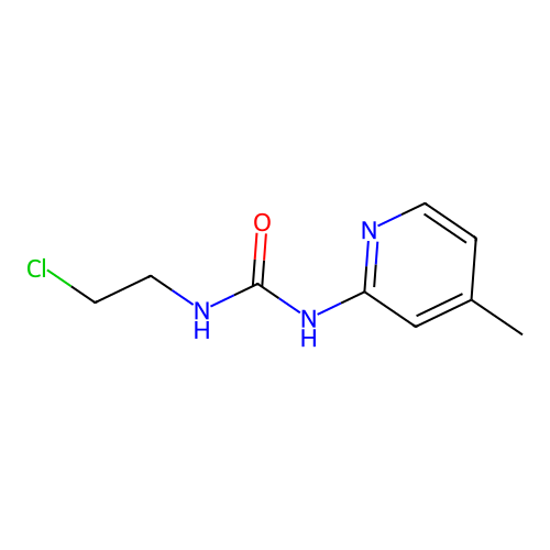 1-(2-Chloroethyl)-3-(4-methylpyridin-2-yl)urea structure