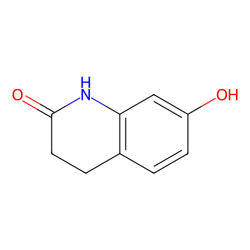7-Hydroxy-3,4-dihydrocarbostyril structure