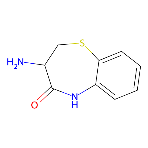 3-Amino-2,3-dihydro-1,5-benzothiazepin-4(5H)-one structure