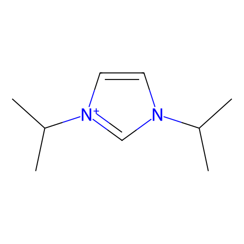 1,3-Bis(1-methylethyl)-1H-imidazolium structure