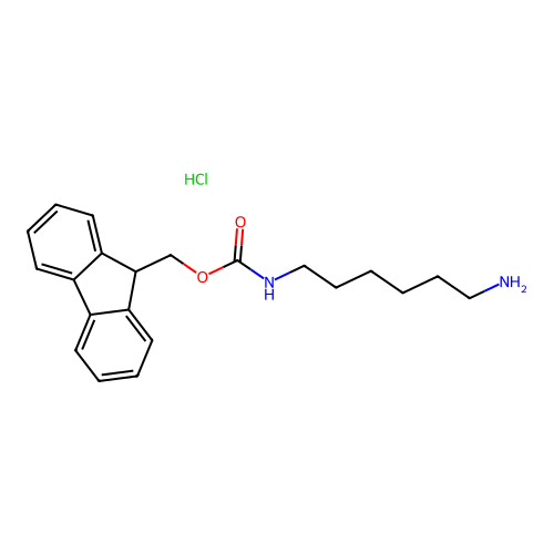 Fmoc-1,6-diaminohexane hydrochloride structure