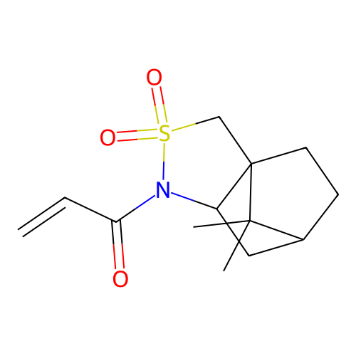 N-Acryloyl-(2S)-bornane-10,2-sultam structure