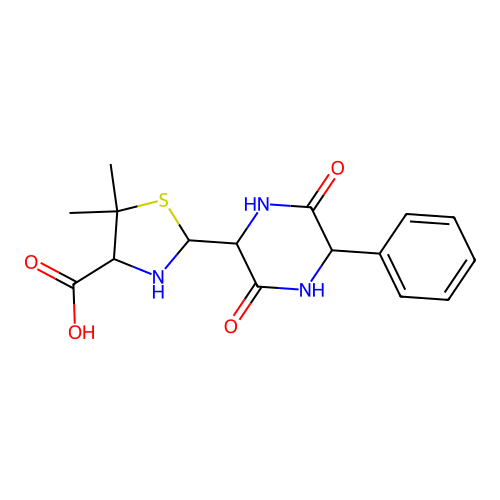 Ampicillin EP impurity C structure