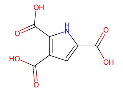 Pyrrole-2,3,5-tricarboxylic acid structure