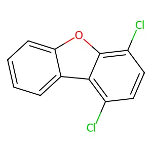 1,4-Dichlorodibenzofuran structure