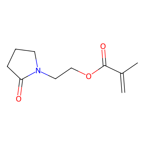 2-(2-Oxopyrrolidin-1-yl)ethyl Methacrylate structure
