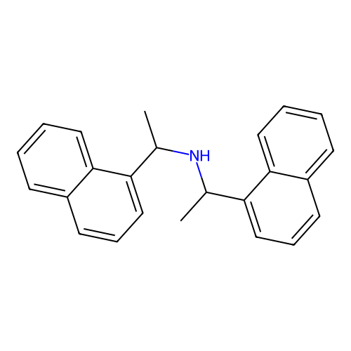 1-naphthalen-1-yl-N-(1-naphthalen-1-ylethyl)ethanamine structure