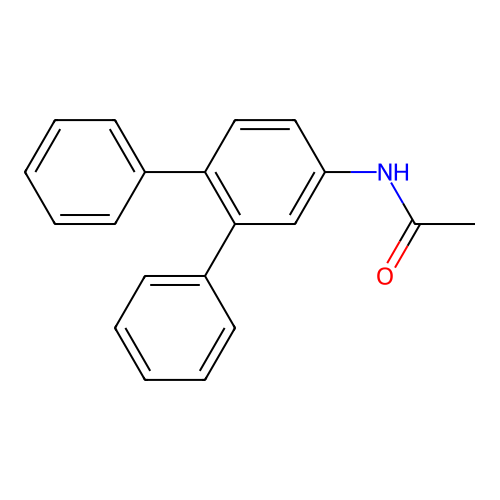 N-(3,4-二苯基苯基)乙酰胺 structure