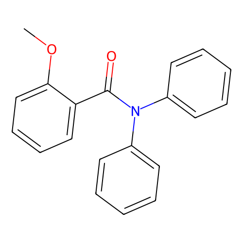2-甲氧基-N,N-二苯基苯甲酰胺 structure