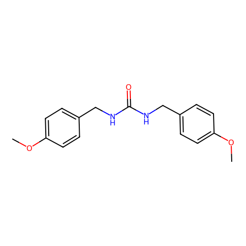 1,3-Bis(4-methoxybenzyl)urea structure