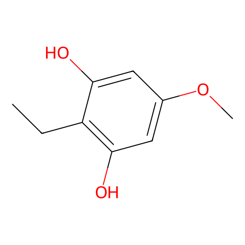 2-Ethyl-5-methoxybenzene-1,3-diol structure
