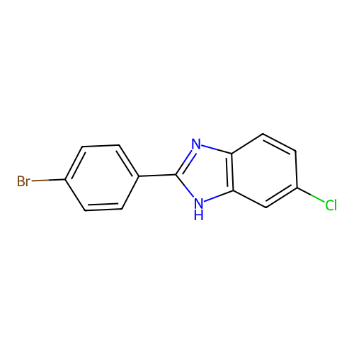 2-(4-Bromophenyl)-6-chloro-1H-benzimidazole structure