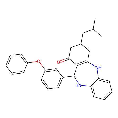 14-(2-methylpropyl)-10-(3-phenoxyphenyl)-2,9-diazatricyclo[9.4.0.0^{3,8}]pentadeca-1(11),3,5,7-tetraen-12-one structure