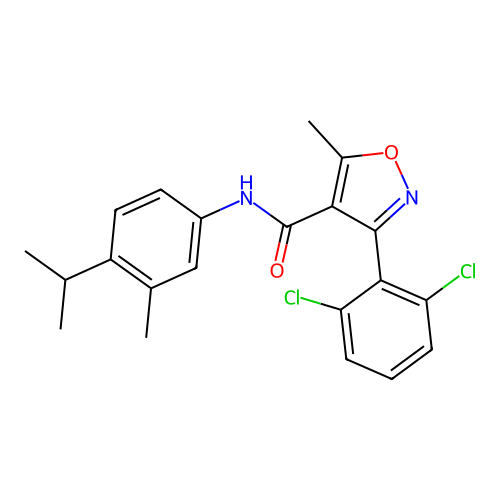 C21H20Cl2N2O2 structure